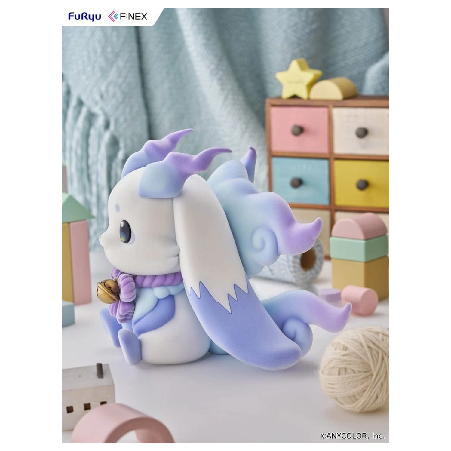 Nijisanji F:Nex Flocky mehka vinilna figura 1/2 Lunlun 20 cm fotografija izdelka