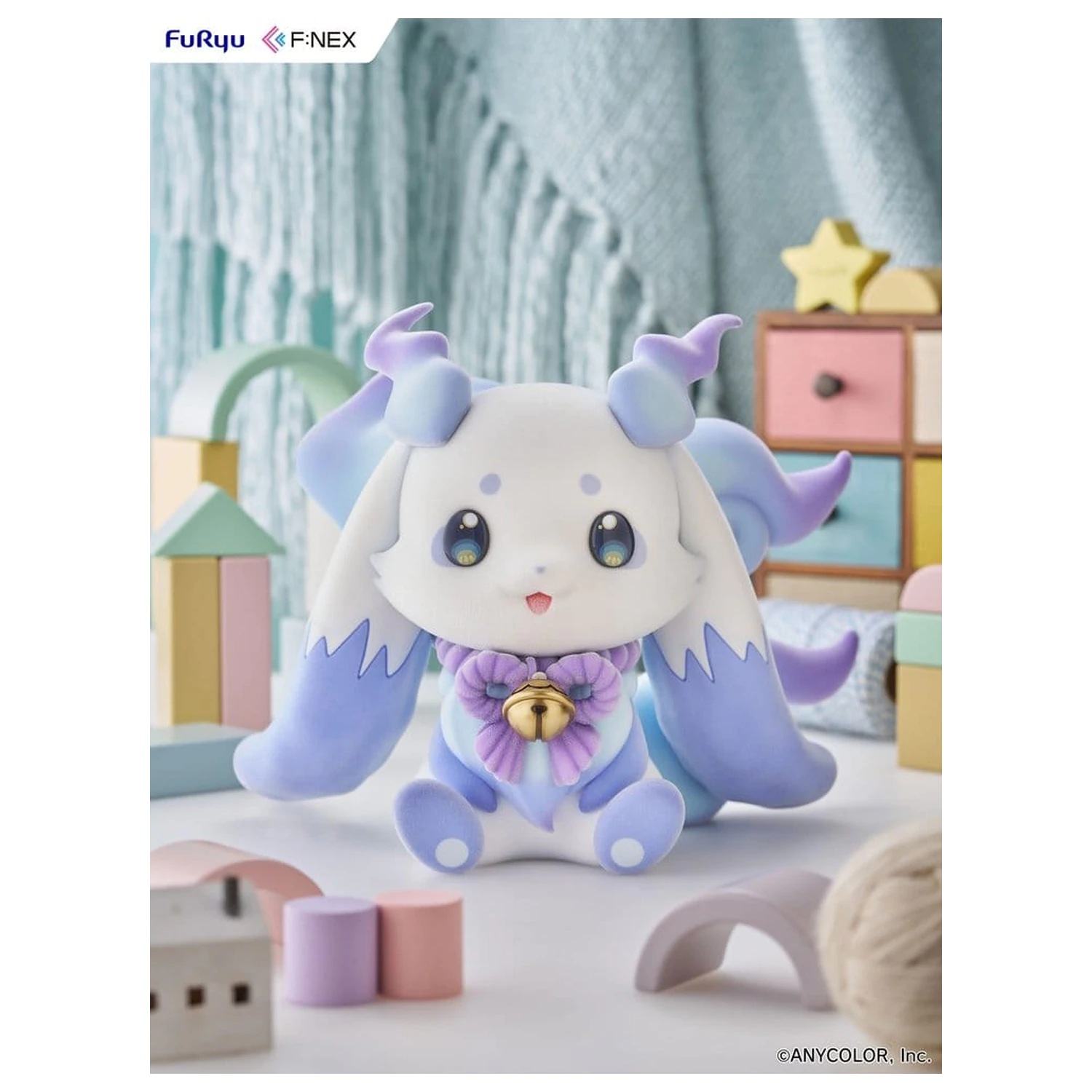 Nijisanji F:Nex Flocky mehka vinilna figura 1/2 Lunlun 20 cm fotografija izdelka