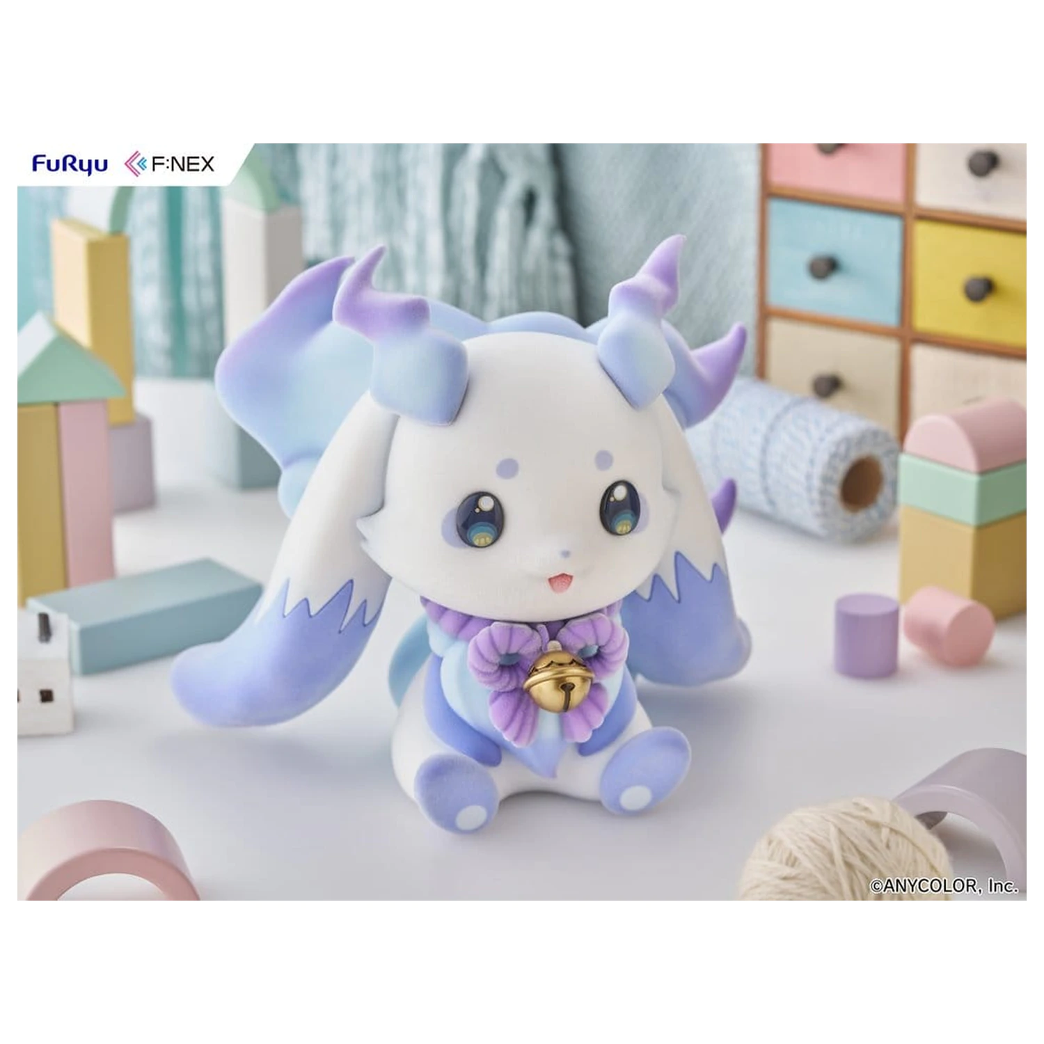 Nijisanji F:Nex Flocky mehka vinilna figura 1/2 Lunlun 20 cm fotografija izdelka