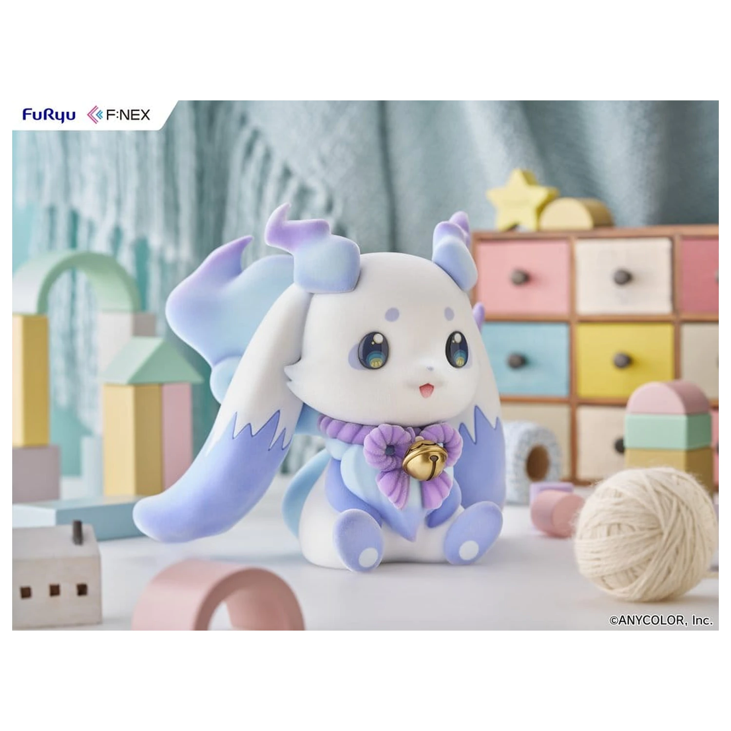 Nijisanji F:Nex Flocky mehka vinilna figura 1/2 Lunlun 20 cm fotografija izdelka