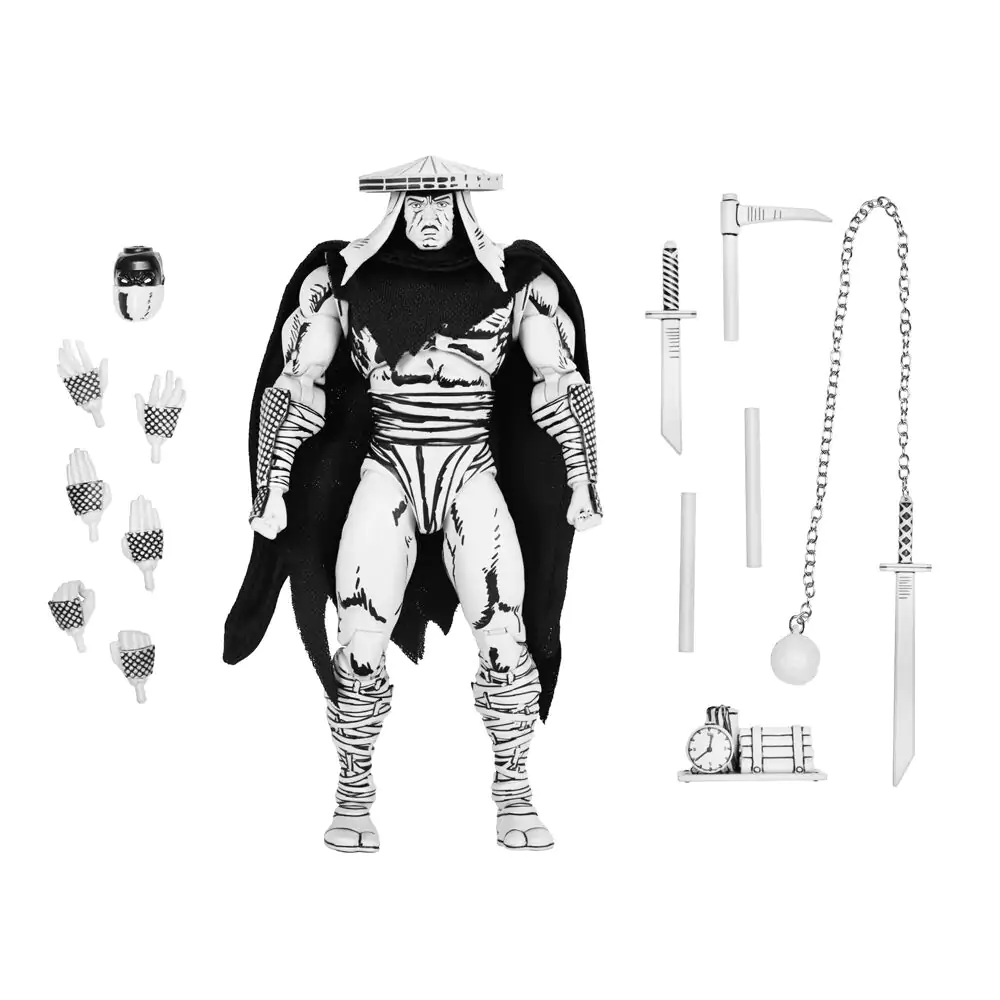 Ninja Turtles Teenage Mutant Foot Elite Assassin Black & White figura 18 cm fotografija izdelka