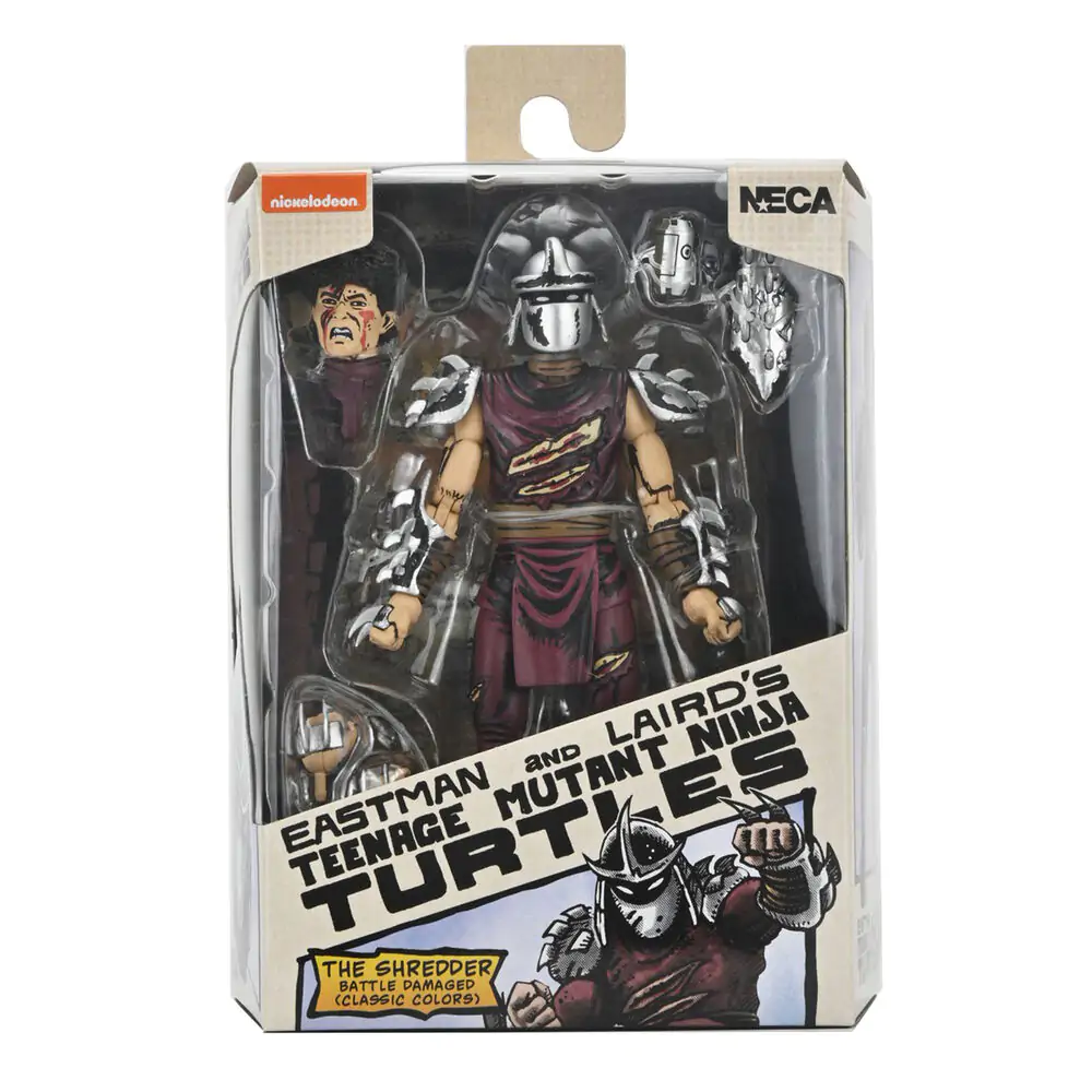 Ninja Turtles Teenage Mutant The Sheredder Battle Damaged figura 18 cm fotografija izdelka