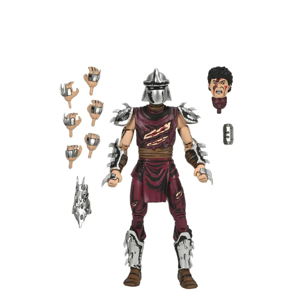 Ninja Turtles Teenage Mutant The Sheredder Battle Damaged figura 18 cm fotografija izdelka