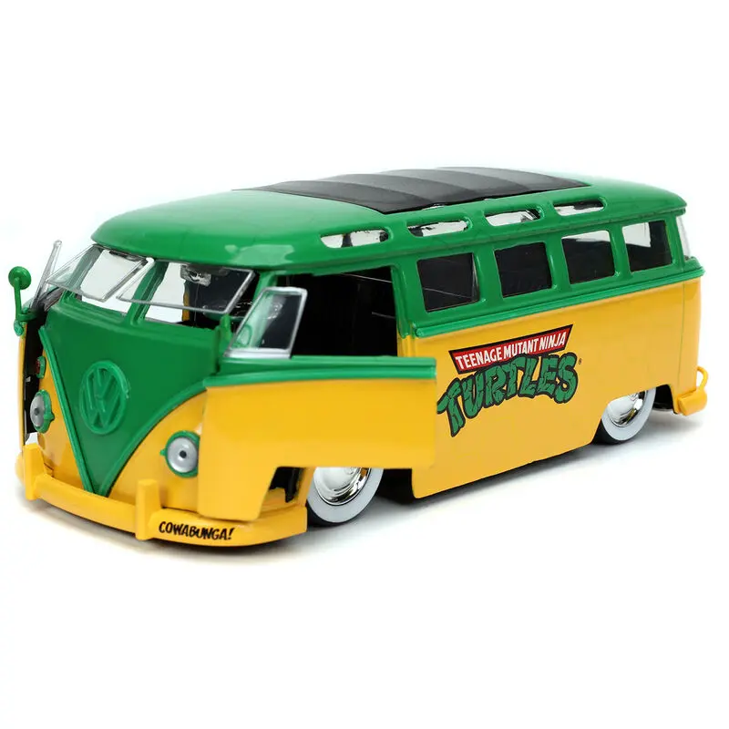 Teenage Mutant Ninja Turtles Diecast Model 1/24 1962 VW Bus Leonardo - modelček iz tlačno litega materiala v merilu 1/24 fotografija izdelka