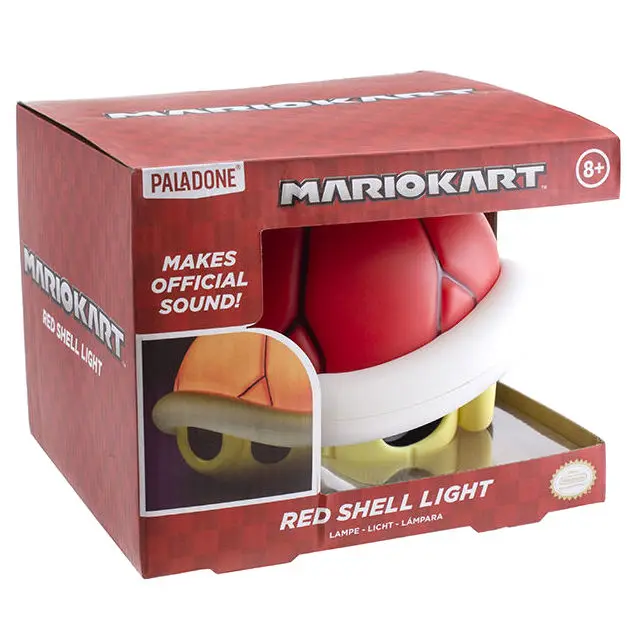 Nintendo Mario Kart Red Shell lučka z zvokom fotografija izdelka