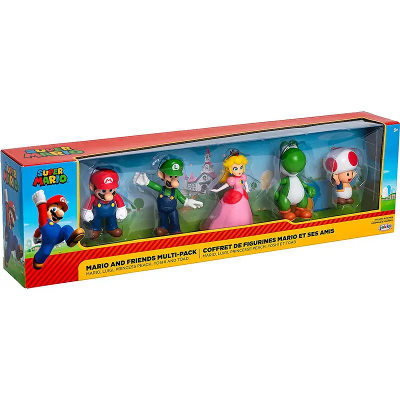 World of Nintendo Super Mario & Friends figurice 5-delni komplet Ekskluzivno fotografija izdelka