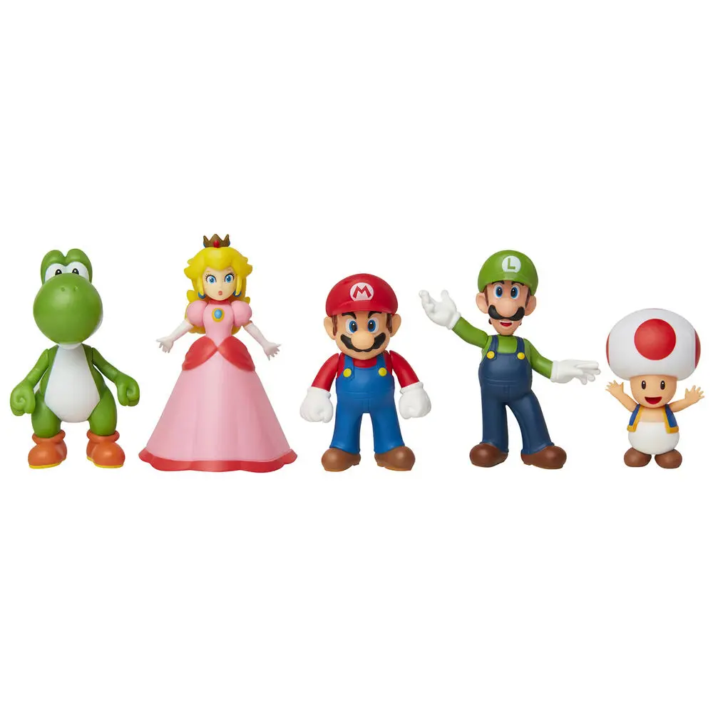 World of Nintendo Super Mario & Friends figurice 5-delni komplet Ekskluzivno fotografija izdelka