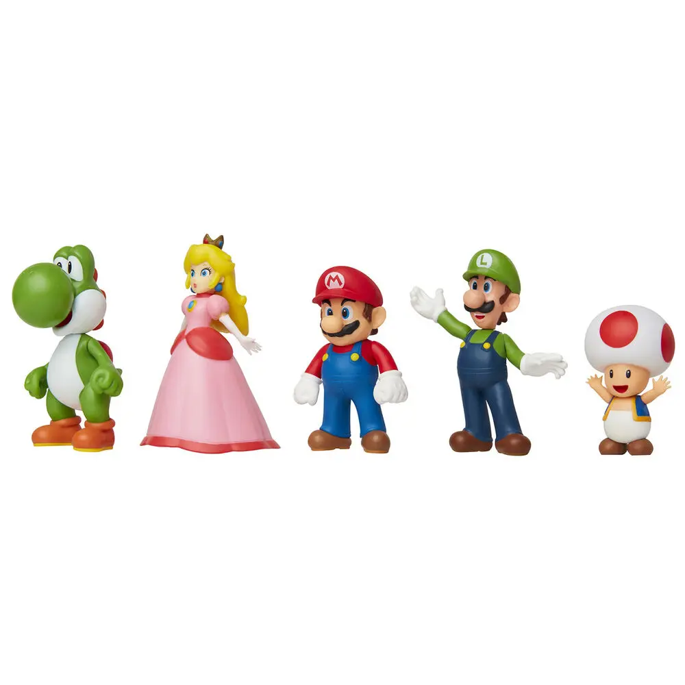 World of Nintendo Super Mario & Friends figurice 5-delni komplet Ekskluzivno fotografija izdelka