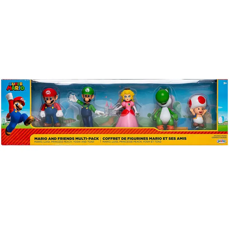 World of Nintendo Super Mario & Friends figurice 5-delni komplet Ekskluzivno fotografija izdelka