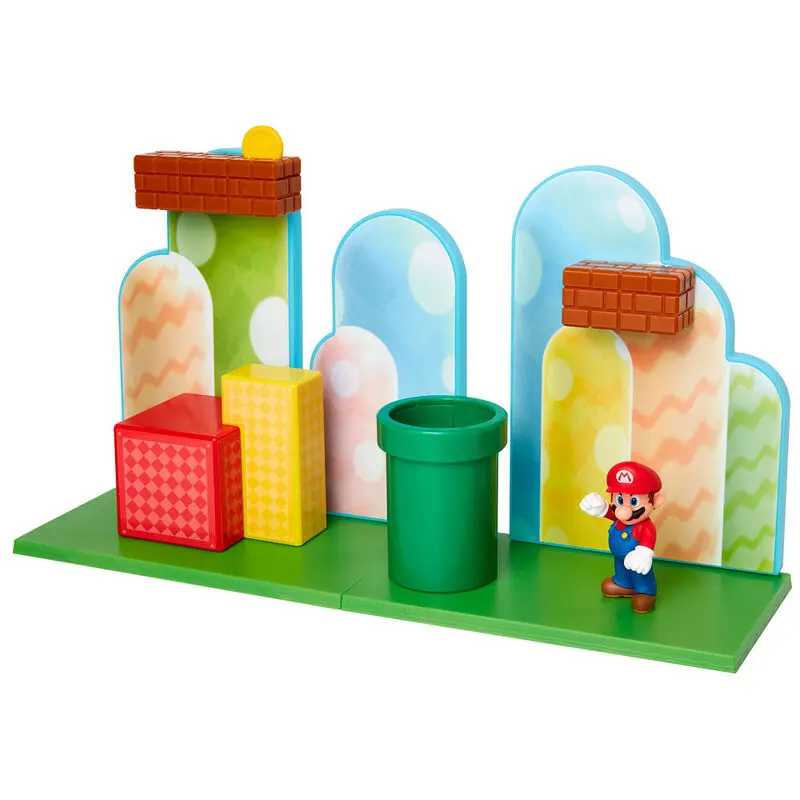 World of Nintendo Super Mario Igralni Set Acorn Plains fotografija izdelka