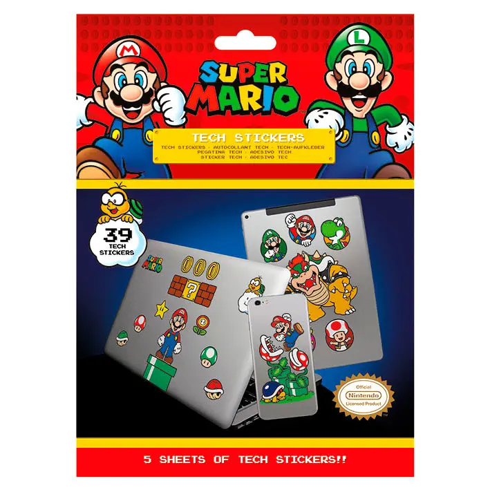 Nintendo Super Mario Bros set 29 vinilk fotografija izdelka