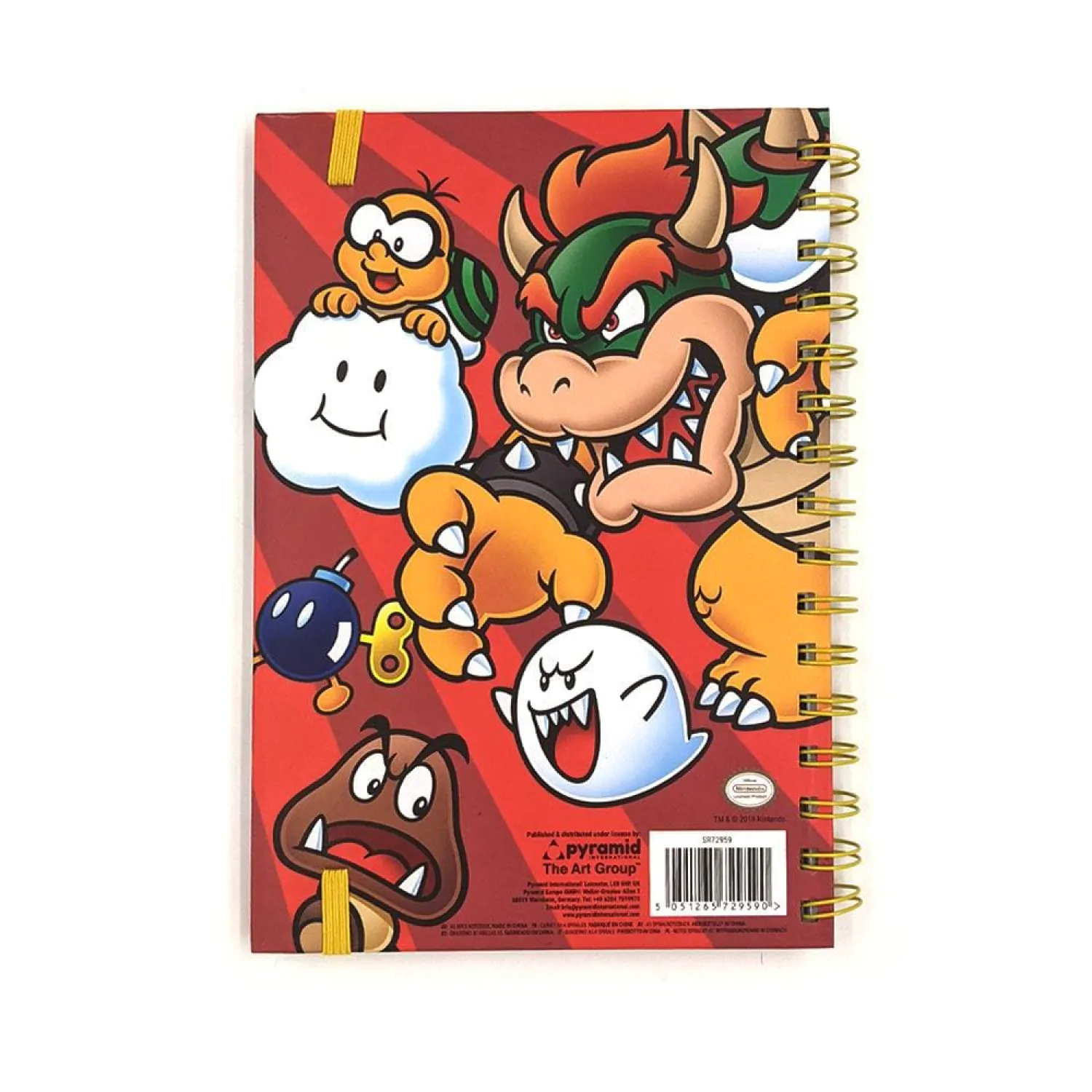 Nintendo Super Mario Bros A5 zvezek fotografija izdelka