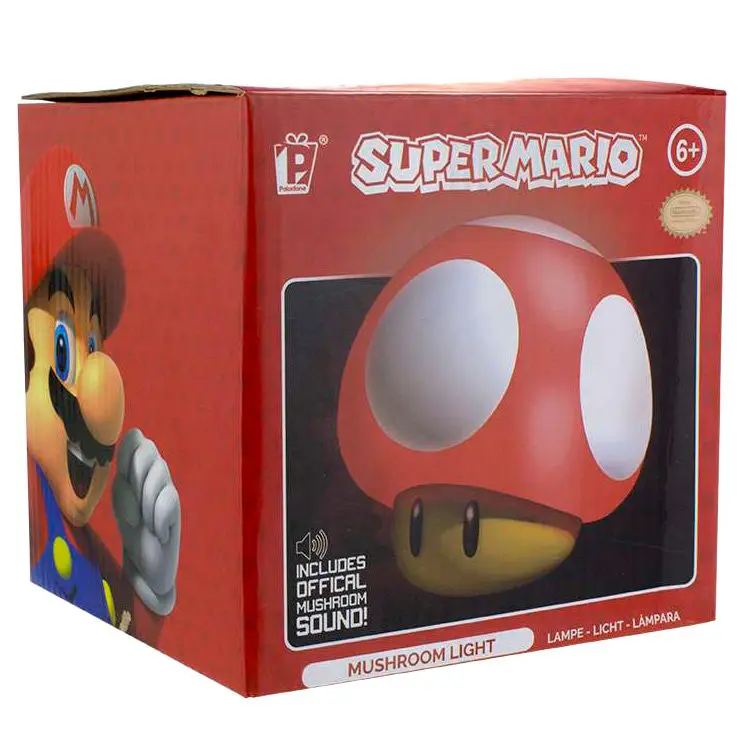 Super Mario Mini Lučka z Zvokom Gobica 12 cm fotografija izdelka