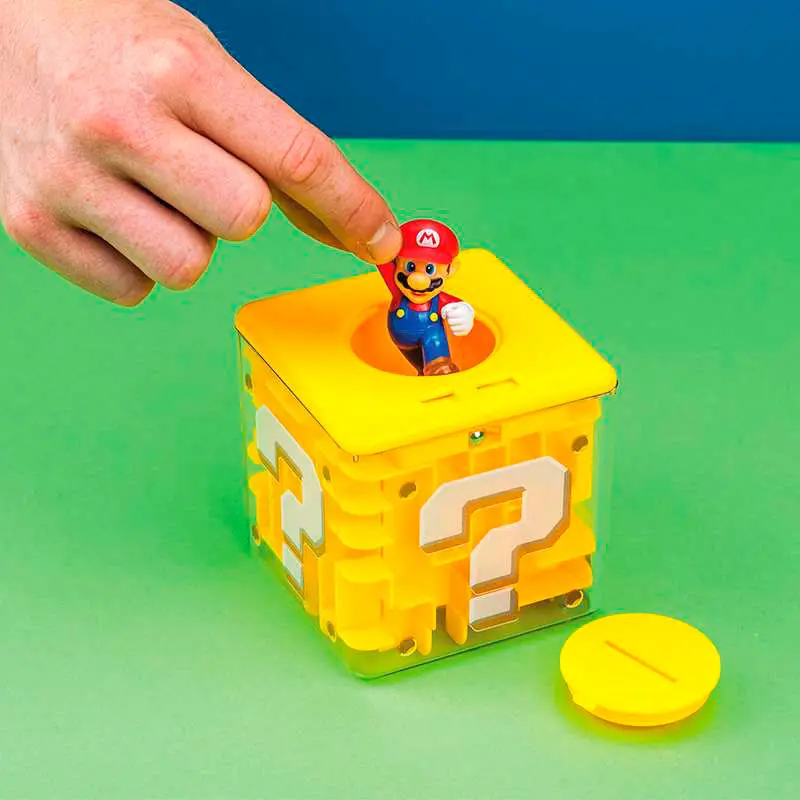 Nintendo Super Mario Bros Vprašalnik Kocka hranilnik fotografija izdelka