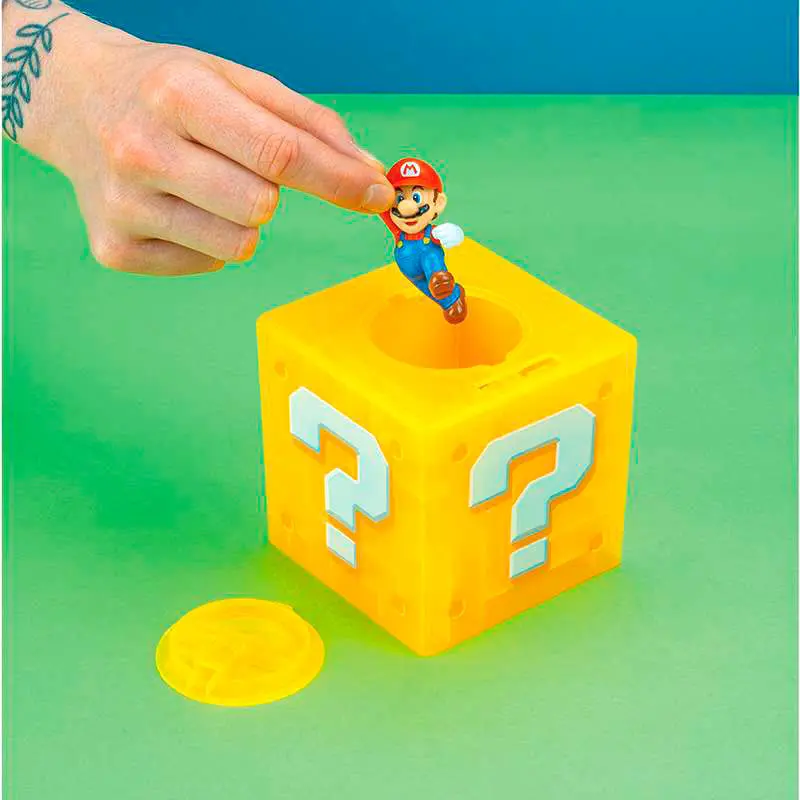 Nintendo Super Mario Bros Vprašalnik Kocka hranilnik fotografija izdelka