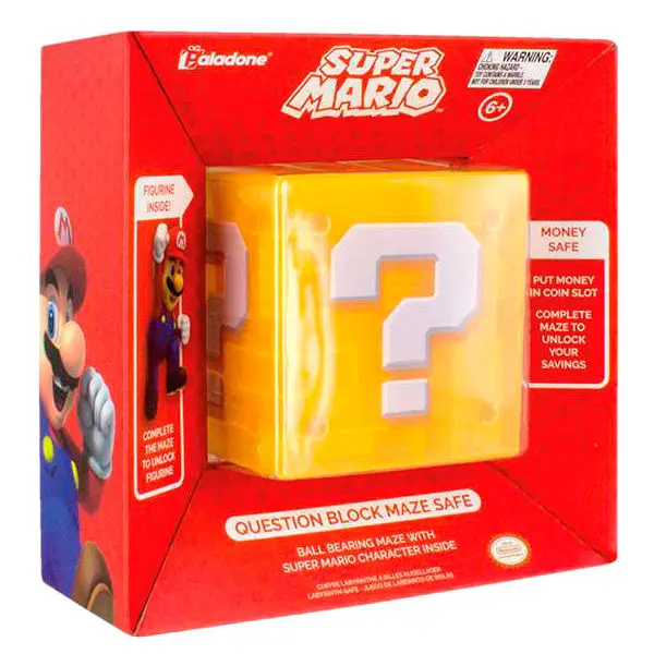 Nintendo Super Mario Bros Vprašalnik Kocka hranilnik fotografija izdelka