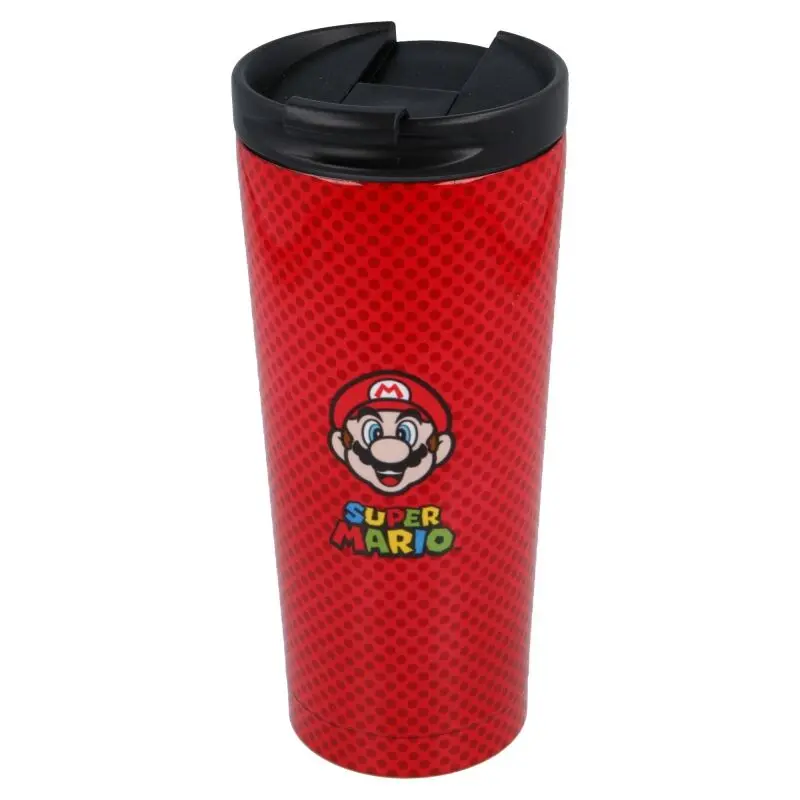 Nintendo Super Mario Bros nerjavno jeklen potovalni lonček za kavo 425 ml fotografija izdelka
