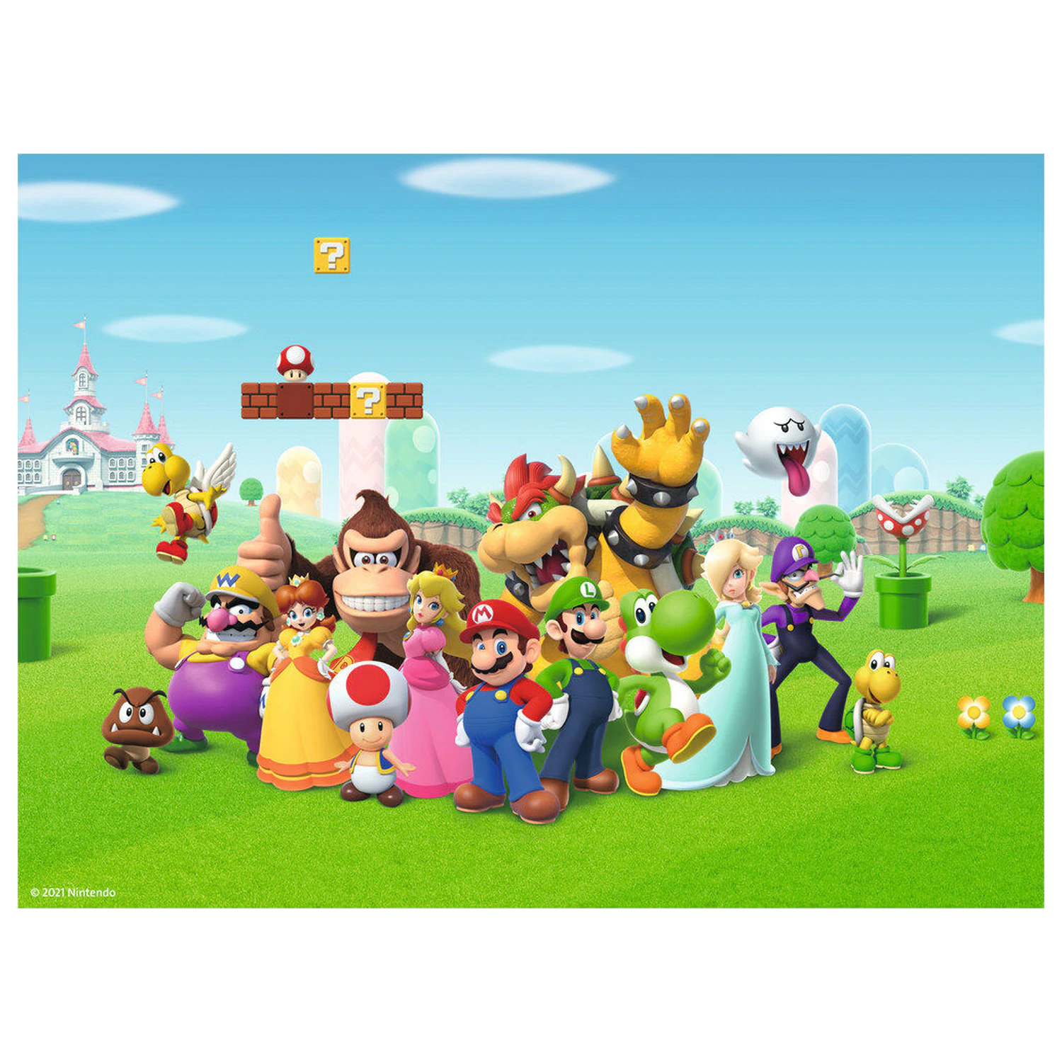 Nintendo Super Mario Bros XXL sestavljanka 200 kosov fotografija izdelka