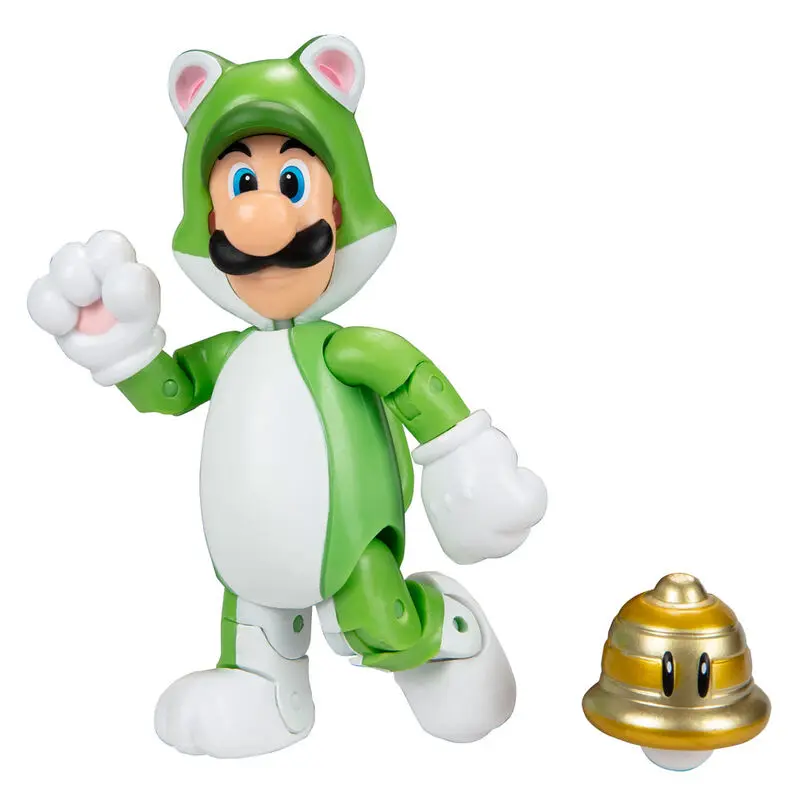 Nintendo Super Mario Mačji Luigi figurica 10 cm fotografija izdelka