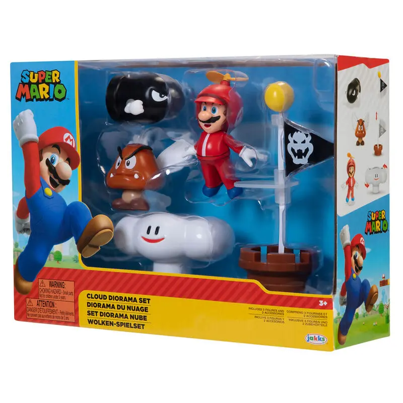 Nintendo Super Mario oblačni dioramni set fotografija izdelka