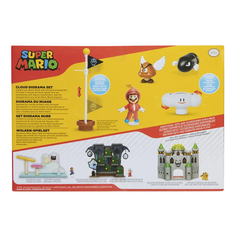 Nintendo Super Mario oblačni dioramni set fotografija izdelka