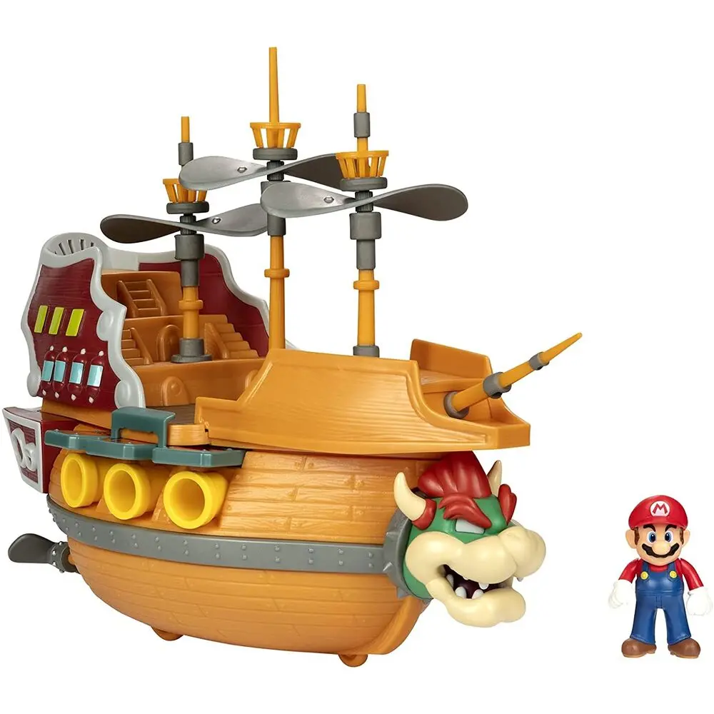 Nintendo Super Mario Deluxe Igrača Letalo Bowser playset fotografija izdelka