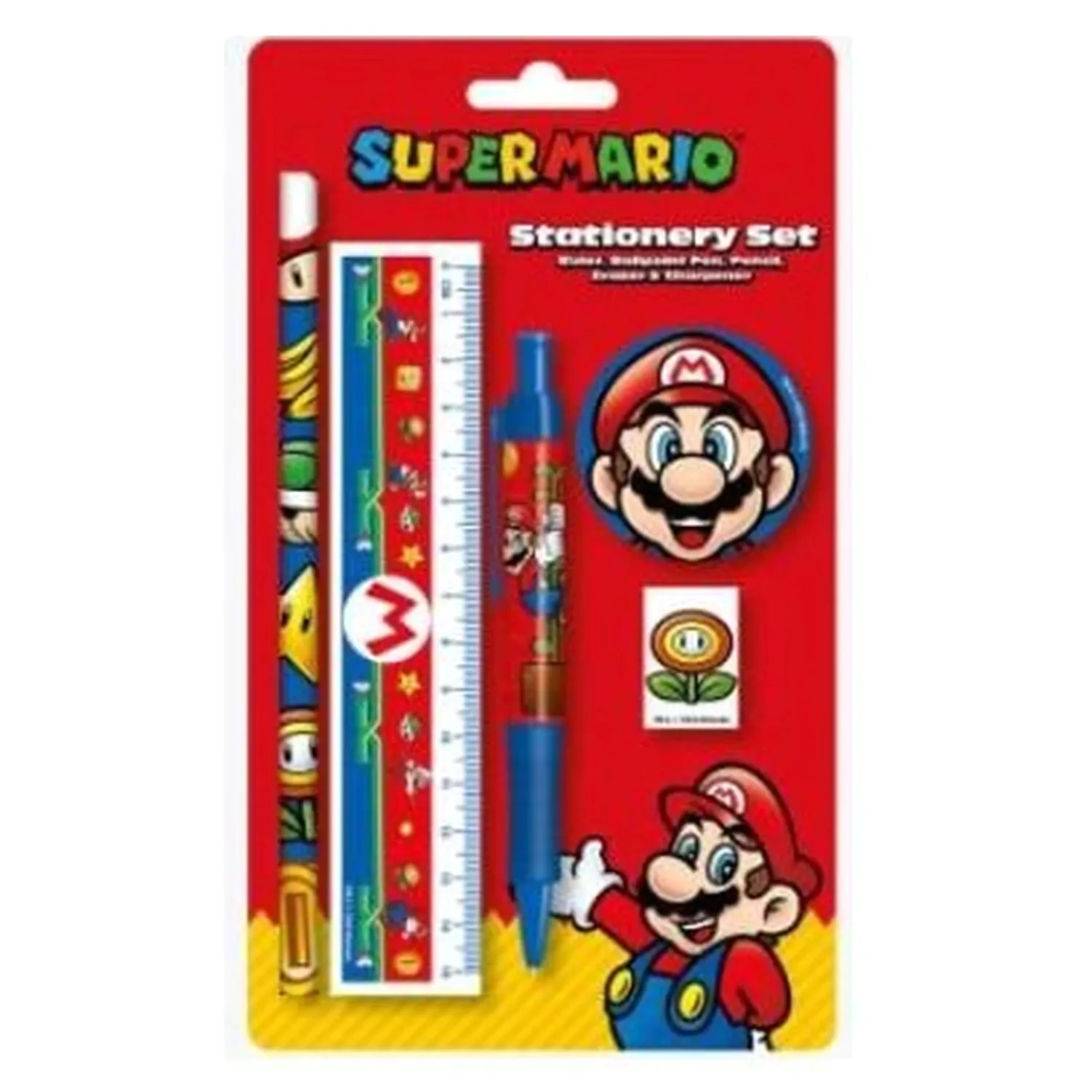 Nintendo Super Mario set pisarniških potrebščin fotografija izdelka