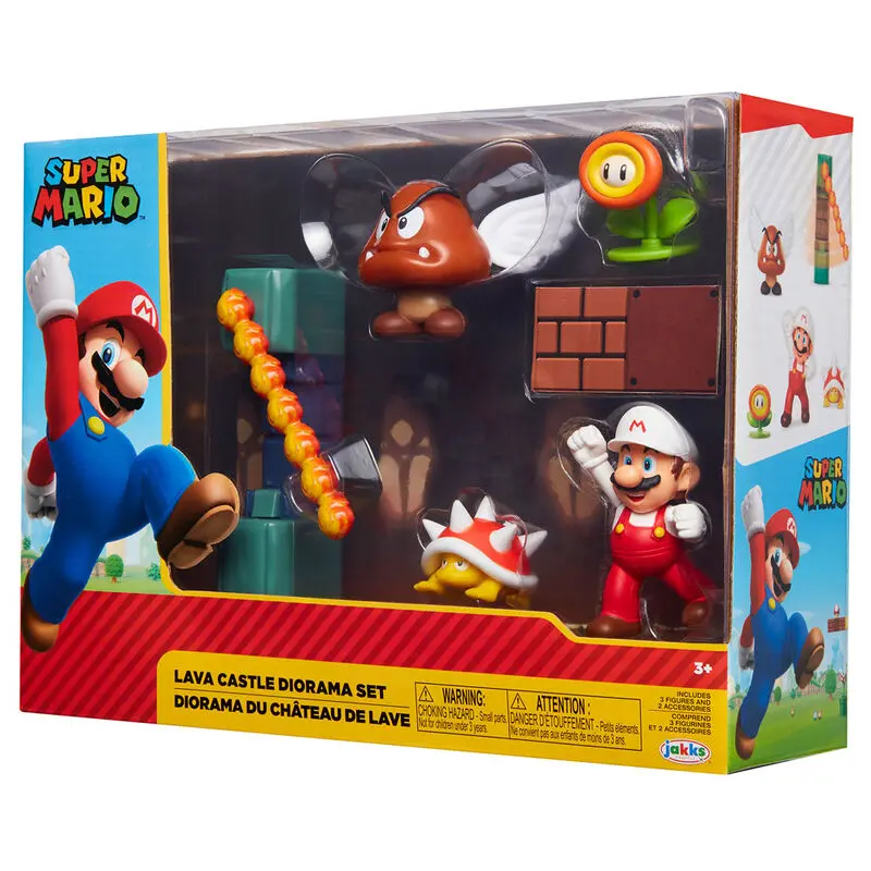 Nintendo Super Mario Lava Castle diorama set / komplet diorame fotografija izdelka