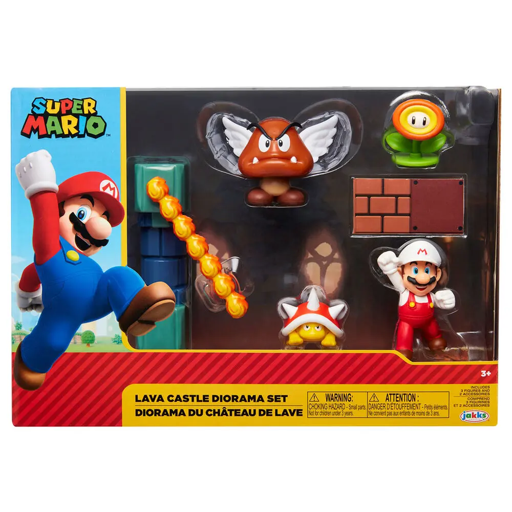 Nintendo Super Mario Lava Castle diorama set / komplet diorame fotografija izdelka