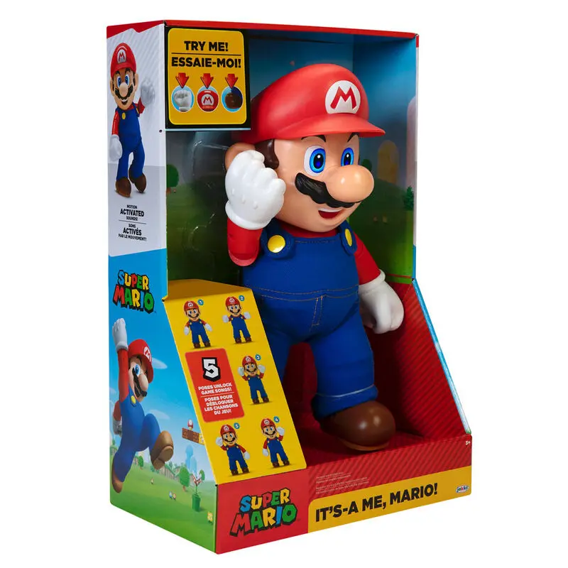 World of Nintendo Govoreča akcijska figura It's-A Me! Mario 30 cm fotografija izdelka