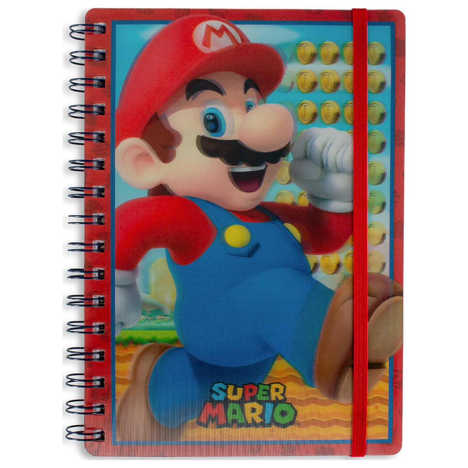 Super Mario 3D spiralni zvezek A5 Mario fotografija izdelka