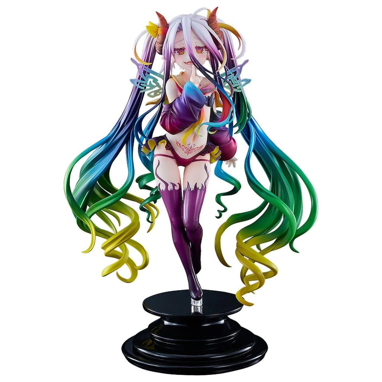 No Game No Life PVC figura 1/7 Black Shiro 26 cm fotografija izdelka