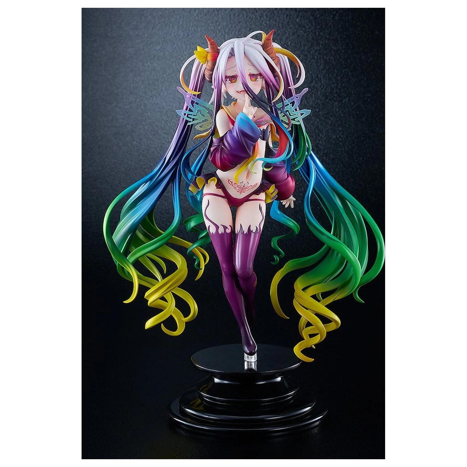 No Game No Life PVC figura 1/7 Black Shiro 26 cm fotografija izdelka