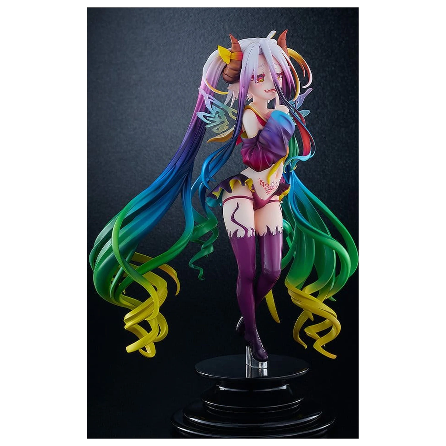 No Game No Life PVC figura 1/7 Black Shiro 26 cm fotografija izdelka