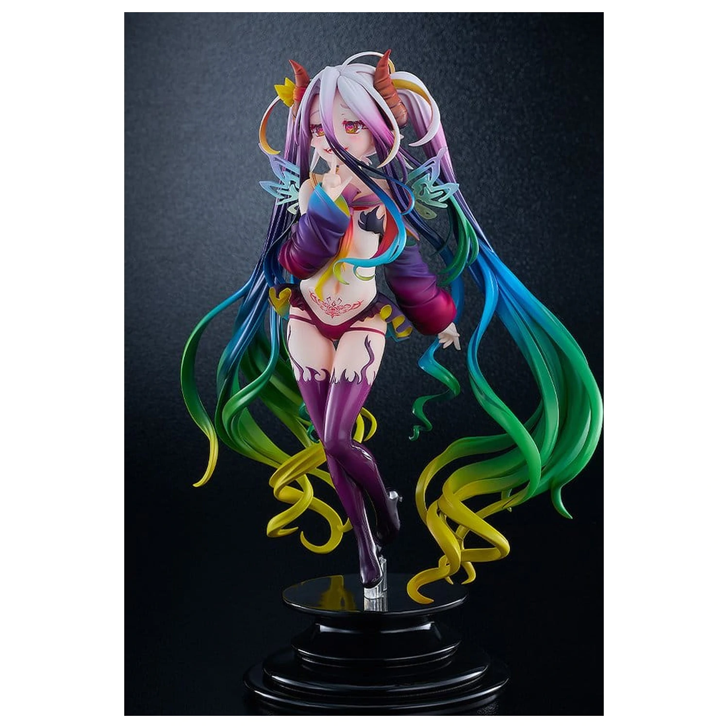 No Game No Life PVC figura 1/7 Black Shiro 26 cm fotografija izdelka