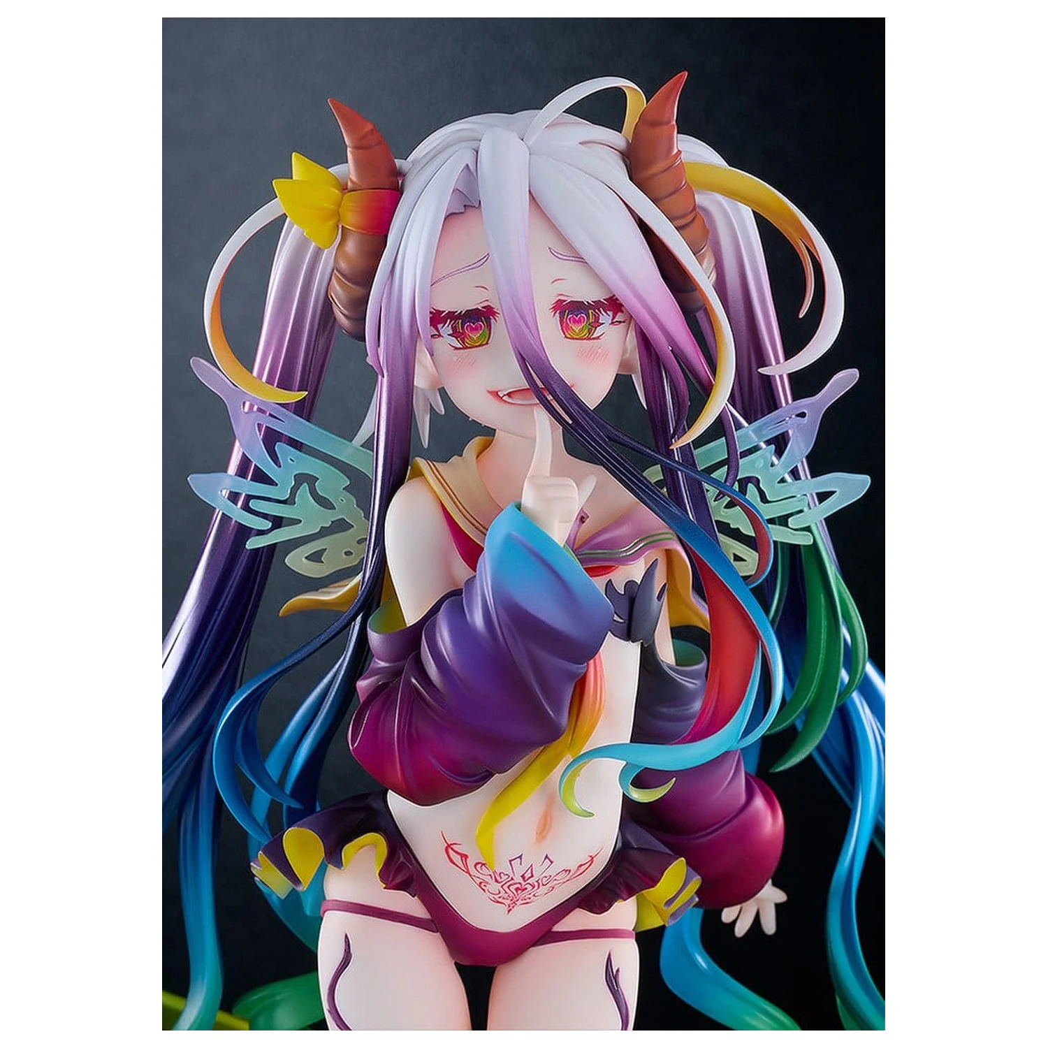 No Game No Life PVC figura 1/7 Black Shiro 26 cm fotografija izdelka