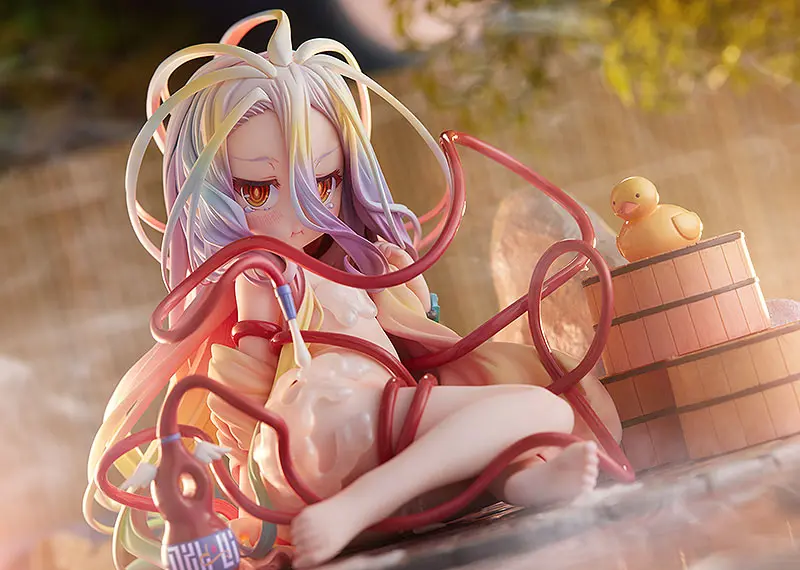 No Game No Life PVC Kip 1/7 Shiro: Hot Spring Ver. 11 cm fotografija izdelka