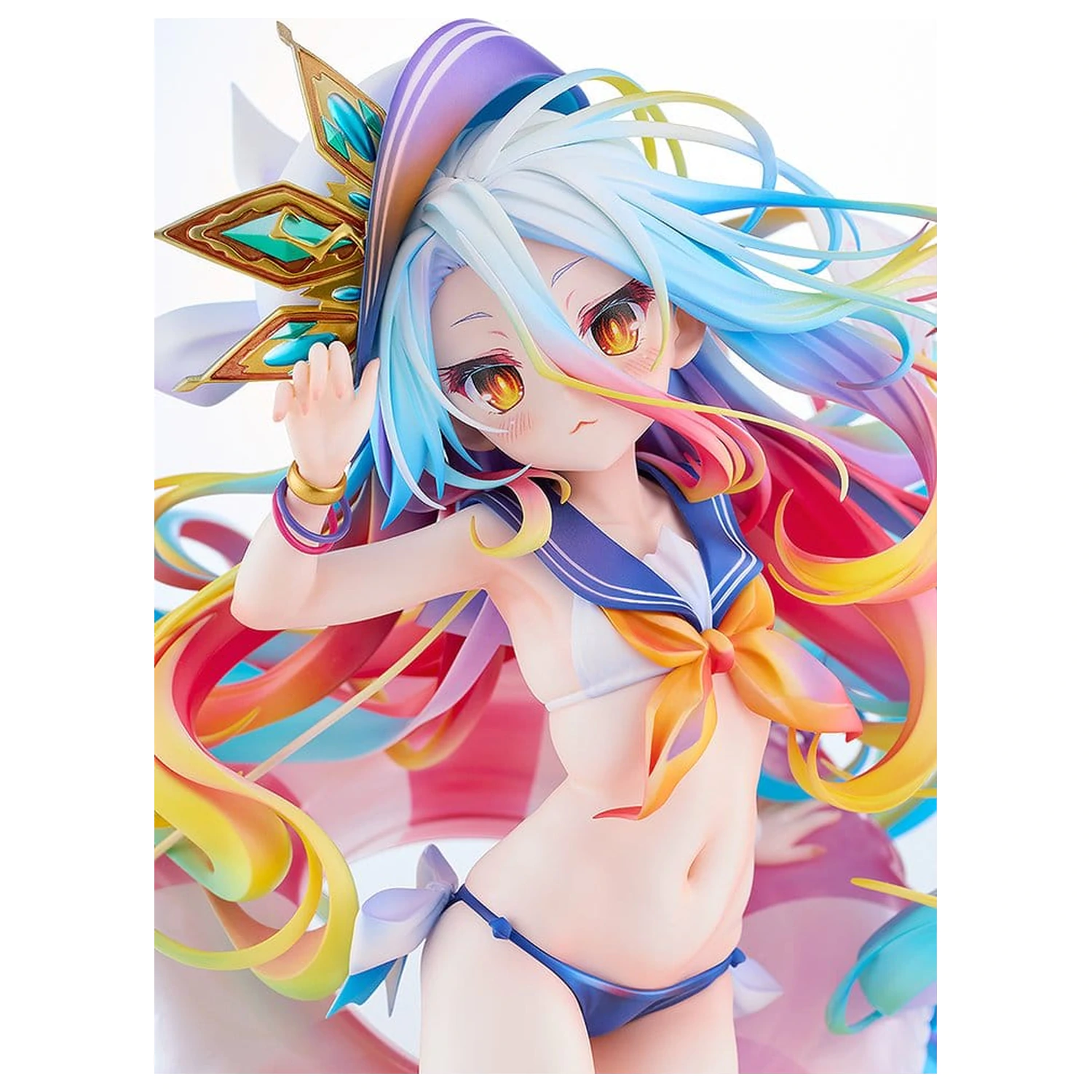 No Game No Life kip 1/7 Shiro: Sailor-Style Swimsuit Ver. 24 cm fotografija izdelka