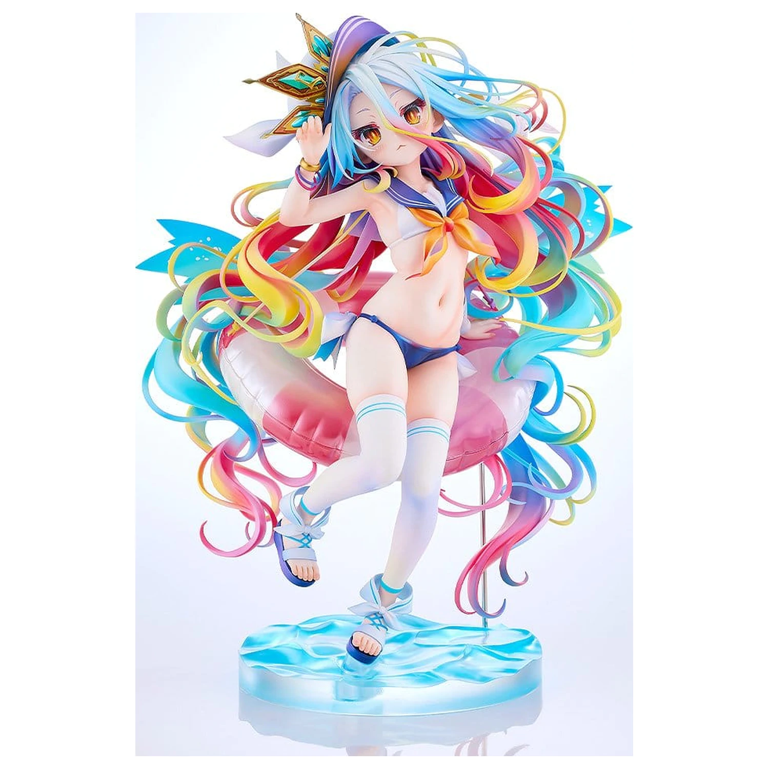 No Game No Life kip 1/7 Shiro: Sailor-Style Swimsuit Ver. 24 cm fotografija izdelka