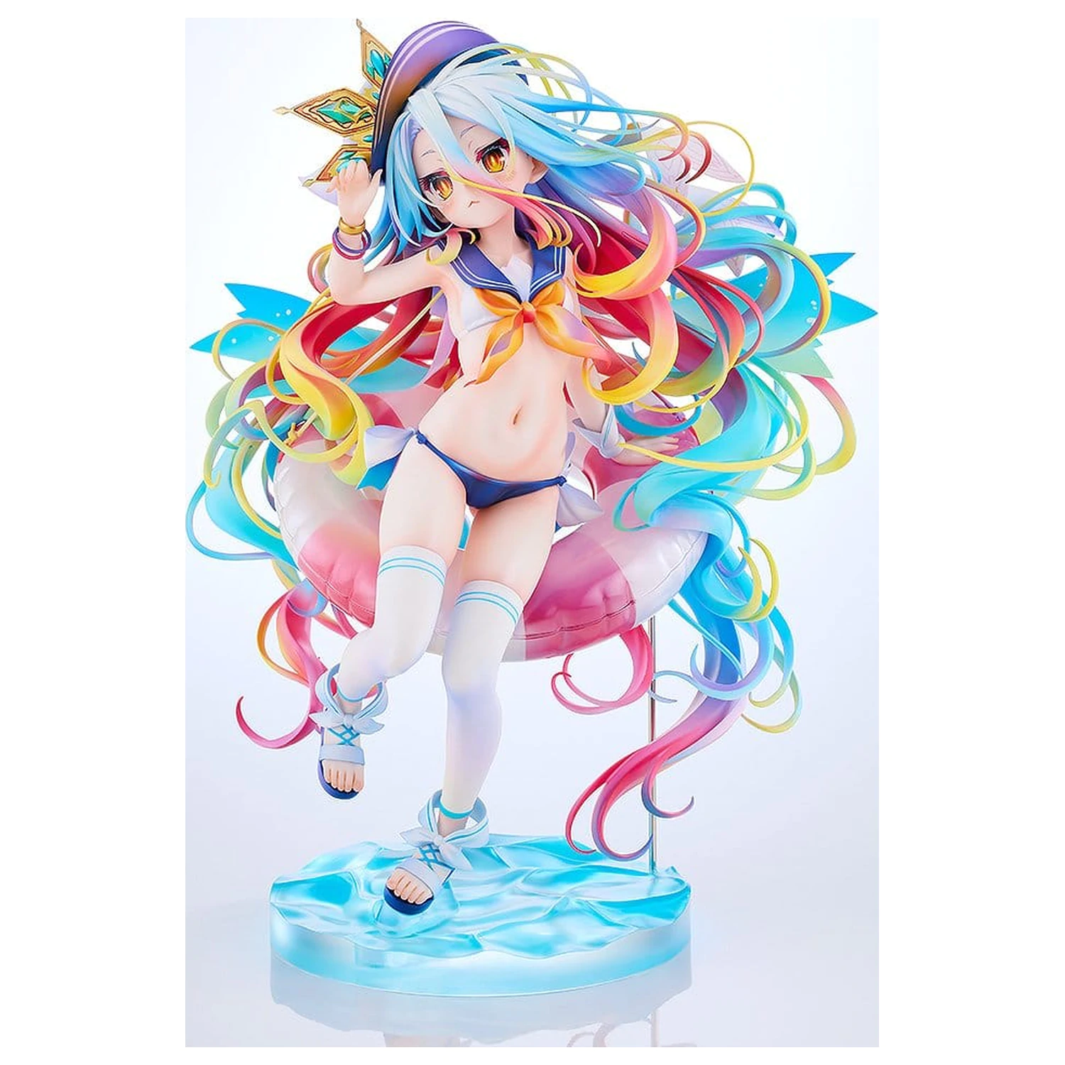 No Game No Life kip 1/7 Shiro: Sailor-Style Swimsuit Ver. 24 cm fotografija izdelka