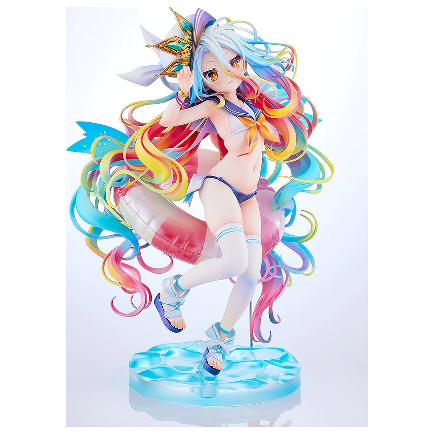 No Game No Life kip 1/7 Shiro: Sailor-Style Swimsuit Ver. 24 cm fotografija izdelka