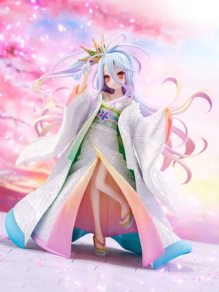 No Game no Life PVC Kip 1/7 Shiro -Shiromuku- 23 cm fotografija izdelka