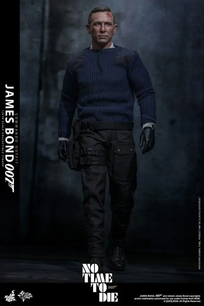 No Time To Die Movie Masterpiece figura 1/6 James Bond (Commando Outfit) Hot Toys Exclusive 30 cm fotografija izdelka