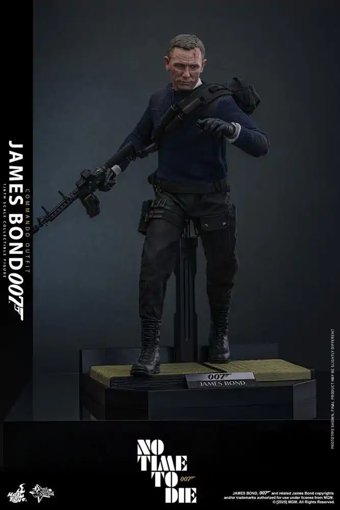 No Time To Die Movie Masterpiece figura 1/6 James Bond (Commando Outfit) Hot Toys Exclusive 30 cm fotografija izdelka