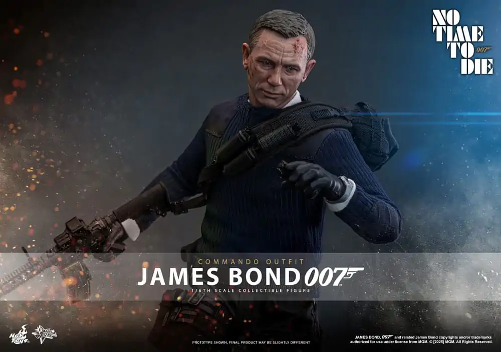 No Time To Die Movie Masterpiece figura 1/6 James Bond (Commando Outfit) Hot Toys Exclusive 30 cm fotografija izdelka