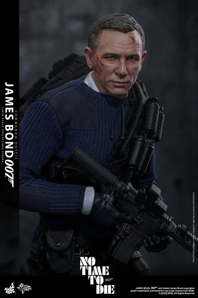 No Time To Die Movie Masterpiece figura 1/6 James Bond (Commando Outfit) Hot Toys Exclusive 30 cm fotografija izdelka