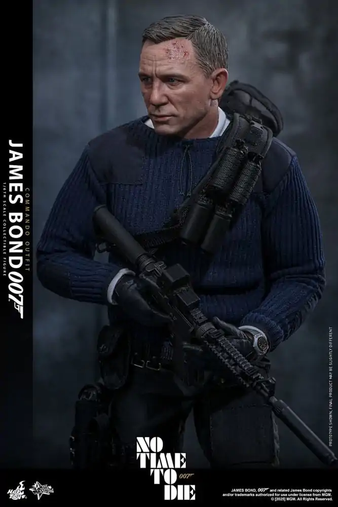 No Time To Die Movie Masterpiece figura 1/6 James Bond (Commando Outfit) Hot Toys Exclusive 30 cm fotografija izdelka