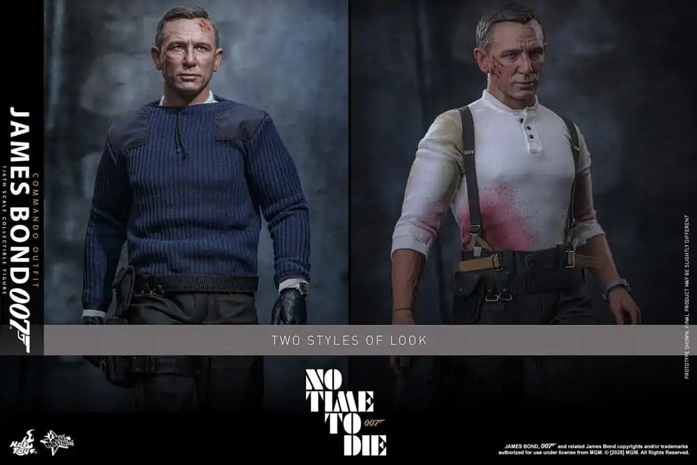 No Time To Die Movie Masterpiece figura 1/6 James Bond (Commando Outfit) Hot Toys Exclusive 30 cm fotografija izdelka