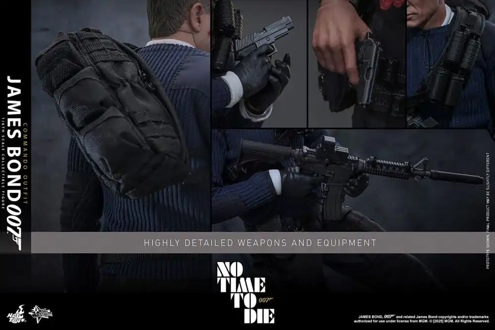 No Time To Die Movie Masterpiece figura 1/6 James Bond (Commando Outfit) Hot Toys Exclusive 30 cm fotografija izdelka