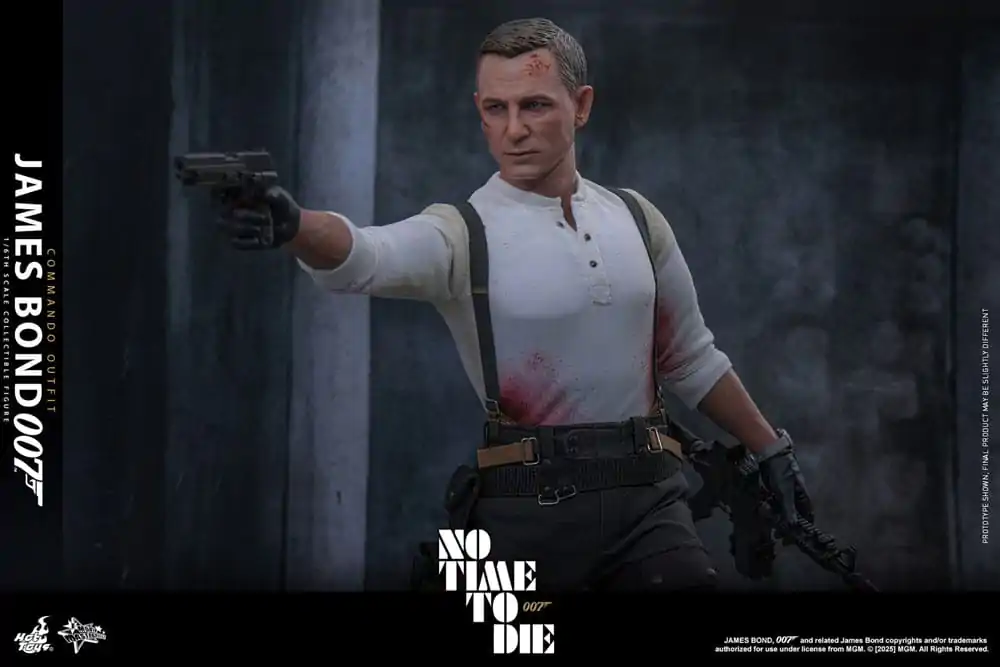 No Time To Die Movie Masterpiece figura 1/6 James Bond (Commando Outfit) Hot Toys Exclusive 30 cm fotografija izdelka